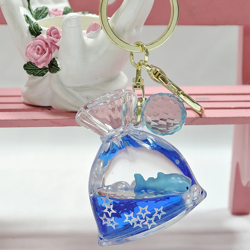 Keychain Quicksand Beg bertuah