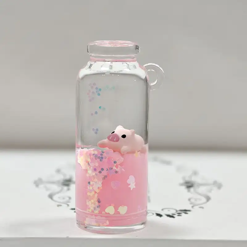 Rantai Kunci Cecair Botol Susu